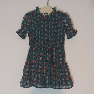 Ivy City Infant Heart Print Dress